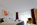Plameco Spanndecke im Schlafzimmer schlicht und elegant